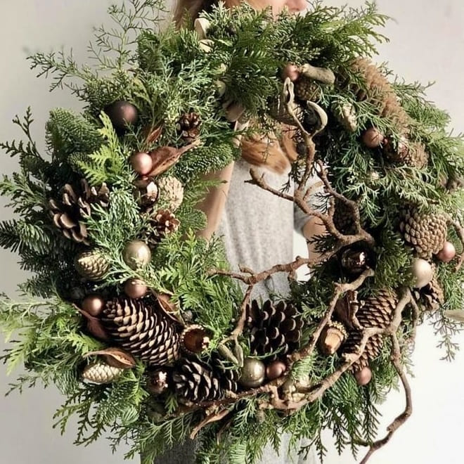 atelier couronne de noël
