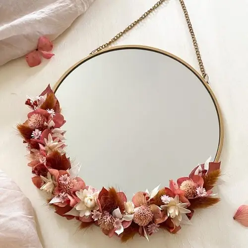 atelier miroir fleuri
